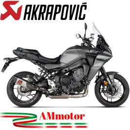 Akrapovic Yamaha Tracer 9 GT Impianto Di Scarico Completo Racing Line Terminale Titanio Moto Omologato 2