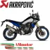 Akrapovic Yamaha Tenere 700 19 - 2024 Terminale Di Scarico Slip-On Titanio Moto Omologato