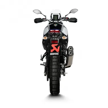 Akrapovic Yamaha Tenere 700 19 - 2024 Terminale Di Scarico Slip-On Titanio Moto Omologato