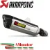 Akrapovic Yamaha Tenere 700 19 - 2024 Terminale Di Scarico Slip-On Titanio Moto Omologato