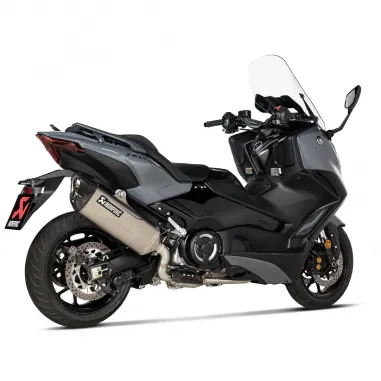 Akrapovic Yamaha T-Max 560 20 2022 Impianto Di Scarico Completo Racing Line Terminale Titanio Moto Scooter