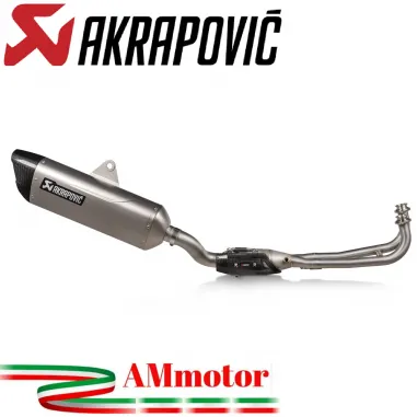Akrapovic Yamaha T-Max 560 20 2022 Impianto Di Scarico Completo Racing Line Terminale Titanio Moto Scooter