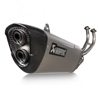 Akrapovic Yamaha T-Max 560 20 2022 Impianto Di Scarico Completo Racing Line Terminale Titanio Moto Scooter