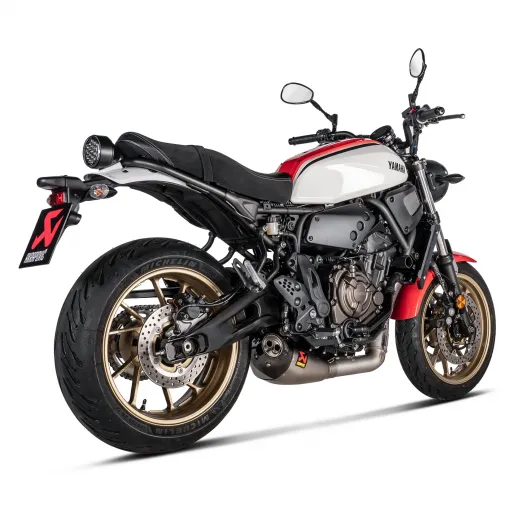 Akrapovic Yamaha Xsr 700 20 - 2021 Impianto Di Scarico Completo Racing Line Terminale Titanio Moto Omologato