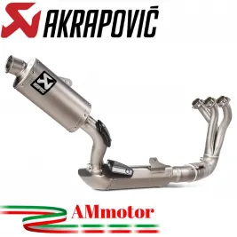 Akrapovic Yamaha Xsr 900 2022 Impianto Di Scarico Completo Racing Line Terminale Titanio Moto Omologato
