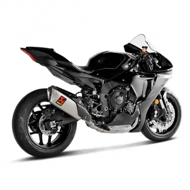 Akrapovic Yamaha Yzf 1000 R1 15 - 2022 Impianto Di Scarico Completo Racing Line Terminale Collettori In Titanio Moto