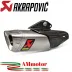 Akrapovic Yamaha Yzf R1 15 - 2022 Terminale Di Scarico Slip-On Line Titanio Moto Omologato