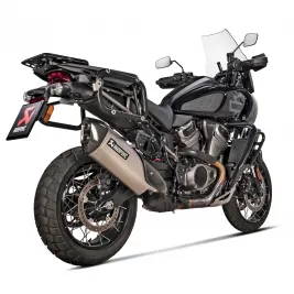 Akrapovic Harley Davidson Pan America 1250 Terminale Di Scarico Slip-On Line Titanio Moto Omologato 2