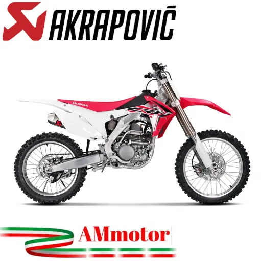 Akrapovic Honda Crf 250 R 16 - 2017 Scarico Completo Racing Line Collettore Inox Moto