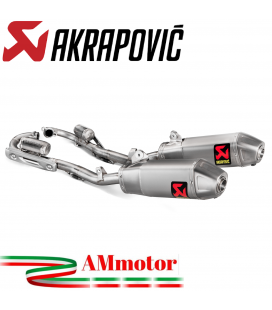 Akrapovic Honda Crf 250 R 18 - 2021 Scarico Completo Evolution Line Terminale Collettore Titanio Moto
