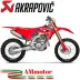 Akrapovic Honda Crf 250 R 2024 Scarico Completo Moto Evolution Line Terminale Collettore Titanio