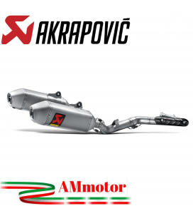 Akrapovic Honda Crf 450 R 15 - 2016 Scarico Completo Racing Line Collettore Inox Moto
