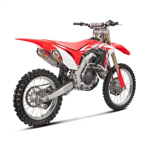 Akrapovic Honda Crf 450 R 17 - 2020 Scarico Completo Racing Line Collettore Inox Moto