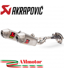Akrapovic Honda Crf 450 R 17 - 2020 Scarico Completo Racing Line Collettore Inox Moto
