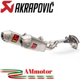 Akrapovic Honda Crf 450 R 17 - 2020 Scarico Completo Racing Line Collettore Inox Moto