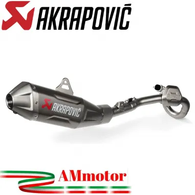 Akrapovic Honda Crf 450 R 21 - 2024 Scarico Completo Evolution Line Full Titanio Moto