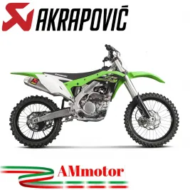 Akrapovic Kawasaki KX 250 F 17 - 2023 Scarico Completo Evolution Line Full Titanio Moto 2