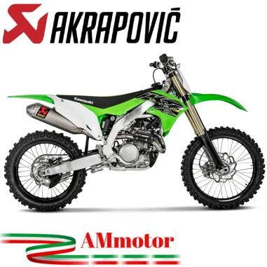 Akrapovic Kawasaki KX 450 F 19 - 2022 Scarico Completo Evolution Line Full Titanio Moto