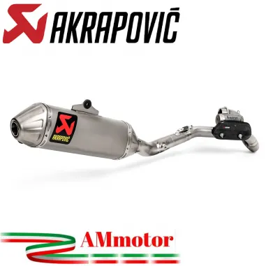 Akrapovic Kawasaki KX 450 F 19 - 2022 Scarico Completo Evolution Line Full Titanio Moto