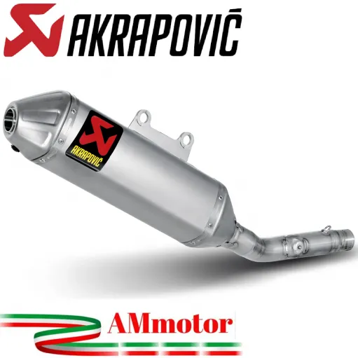 Akrapovic Suzuki RM Z 250 10 - 2018 Terminale Di Scarico Slip-On Line Titanio Moto