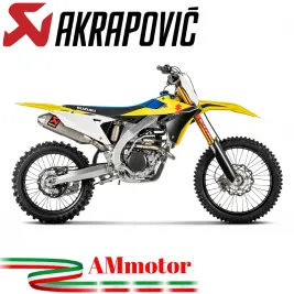 Akrapovic Suzuki Rm Z 250 19 - 2023 Scarico Completo Evolution Line Full Titanio Moto 2