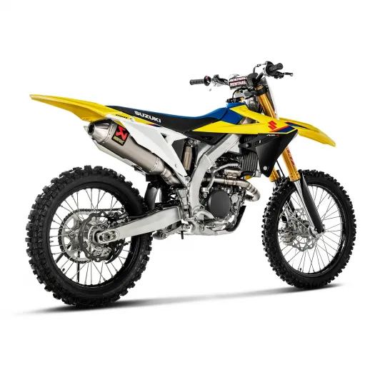 Akrapovic Suzuki Rm Z 250 19 - 2023 Scarico Completo Evolution Line Full Titanio Moto