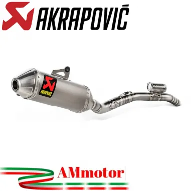 Akrapovic Suzuki Rm Z 250 19 - 2023 Scarico Completo Evolution Line Full Titanio Moto