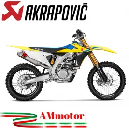 Akrapovic Suzuki Rm Z 450 18 - 2023 Scarico Completo Evolution Line Full Titanio Moto 2