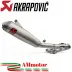 Akrapovic Yamaha YZ 250 F 19 - 2023 Scarico Completo Evolution Line Full Titanio Moto
