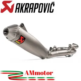 Akrapovic Fantic XXF 450 Scarico Completo Evolution Line Full Titanio Moto