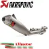 Akrapovic Fantic XXF 450 Scarico Completo Evolution Line Full Titanio Moto
