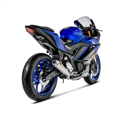 Akrapovic Yamaha Yzf R3 15 - 2021 Impianto Di Scarico Completo Racing Line Terminale Inox Moto