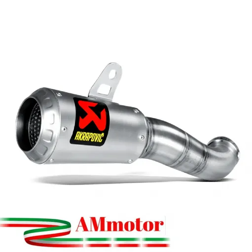 Akrapovic Yamaha Yzf R3 15 - 2021 Terminale Di Scarico Slip-On Inox Moto Racing