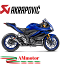 Akrapovic Yamaha Yzf R3 15 - 2021 Terminale Di Scarico Slip-On Inox Moto Racing