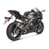Akrapovic Yamaha Yzf R6 Terminale Di Scarico Slip-On Line Titanio Moto Omologato