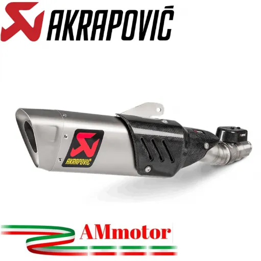 Akrapovic Yamaha Yzf R6 Terminale Di Scarico Slip-On Line Titanio Moto Omologato