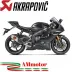 Akrapovic Yamaha Yzf R6 Terminale Di Scarico Slip-On Line Titanio Moto Omologato