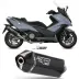 Scarico Completo Mivv Kymco AK 550 Terminale Speed Edge Inox Nero Moto Scooter