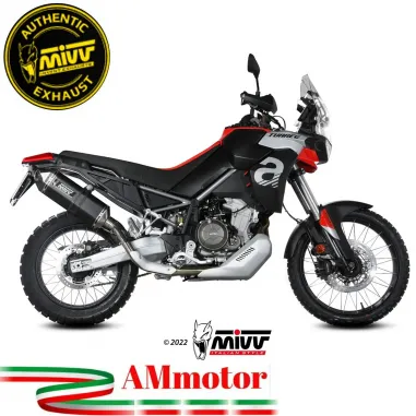 Mivv Aprilia Tuareg 660 Terminale Di Scarico Moto Marmitta Speed Edge Inox Nero