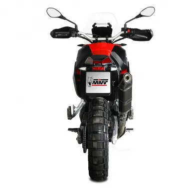 Mivv Aprilia Tuareg 660 Terminale Di Scarico Moto Marmitta Speed Edge Inox Nero