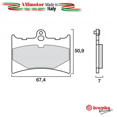 Pastiglie Freno Brembo Aprilia Tuono V4 1100 RR Moto Anteriori 07BB37SA