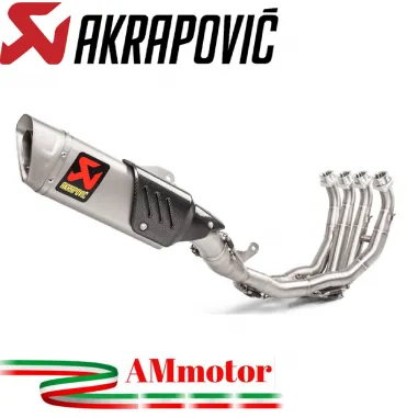 Akrapovic Yamaha Yzf R6 Impianto Di Scarico Completo Evolution Line Terminale Collettori Full Titanio Moto