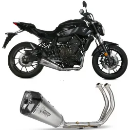 Scarico Completo Mivv Yamaha Mt-07 21 - 2023 Terminale Delta Race Inox Moto