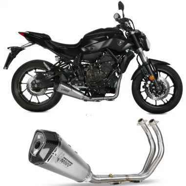 Scarico Completo Mivv Yamaha Mt-07 21 - 2023 Terminale Delta Race Inox Moto