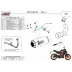 Mivv Ktm 125 Duke 21 - 2023 Terminale Di Scarico Marmitta Mk3 Inox Nero Moto Racing
