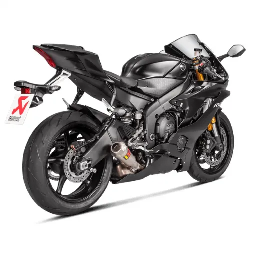 Akrapovic Yamaha Yzf R6 Terminale Di Scarico Slip-On Line Titanio Moto