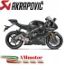 Akrapovic Yamaha Yzf R6 Terminale Di Scarico Slip-On Line Titanio Moto