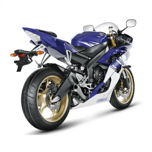 Akrapovic Yamaha Yzf R6 Terminale Di Scarico Megaphone Line Titanio Moto