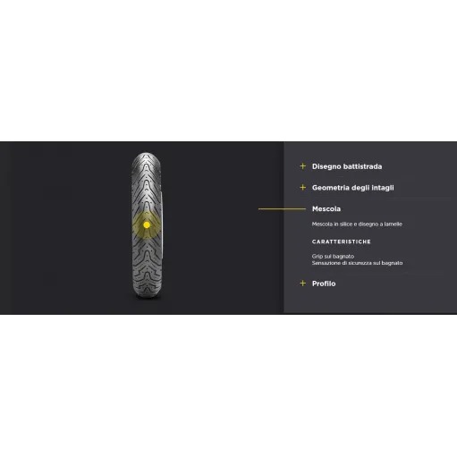 Angel Scooter Pirelli Pneumatici 120 80 16 100 80 16 Coppia Gomme