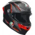 Casco Agv K6 S Slashcut Integrale Per Moto Bianco Nero Blu Lucido Visiera Max Pinlock